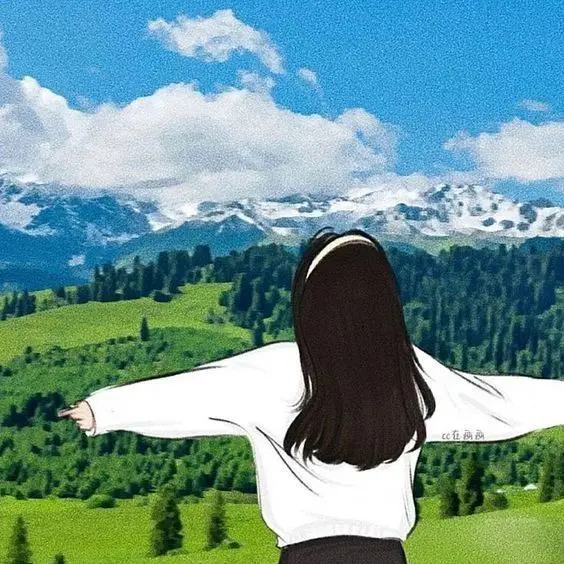 Cartoon girl cute avatar che mặt, giúp bạn tỏa sáng với phong cách ngọt ngào