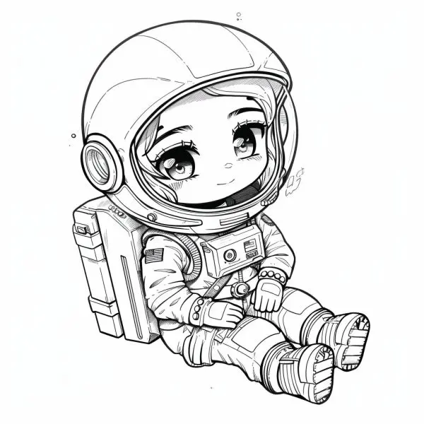 Khám phá vũ trụ với bộ tranh tô màu phi hành gia chibi dễ thương! Khám phá vũ trụ với bộ tranh tô màu phi hành gia chibi dễ thương!