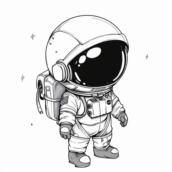 Sáng tạo ngay với tranh tô màu phi hành gia siêu đáng yêu! Sáng tạo ngay với tranh tô màu phi hành gia siêu đáng yêu!