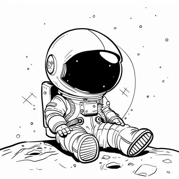 Bé sẽ thích mê với việc tự vẽ và tô màu phi hành gia chibi đáng yêu! Bé sẽ thích mê với việc tự vẽ và tô màu phi hành gia chibi đáng yêu!