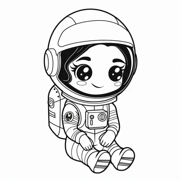 Phi hành gia chibi tô màu cho bé - Hoạt động vừa học vừa chơi đầy thú vị Phi hành gia chibi tô màu cho bé - Hoạt động vừa học vừa chơi đầy thú vị