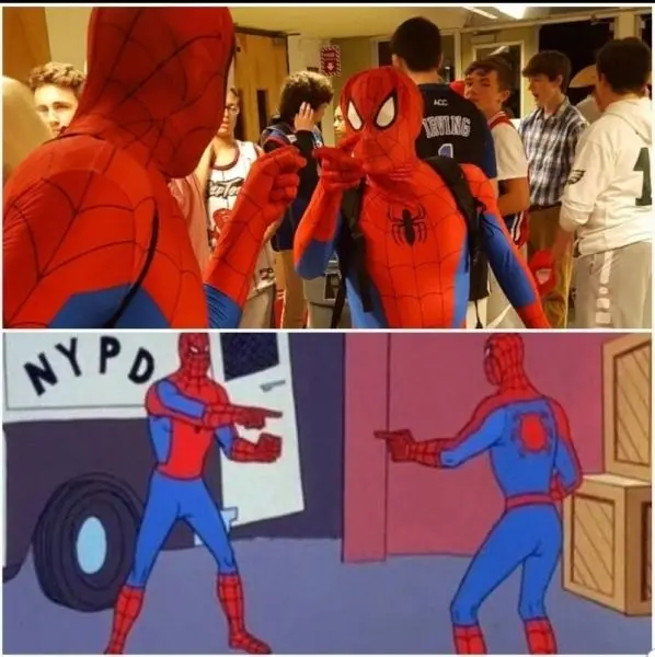 Meme spiderman là công cụ thú vị giúp bạn giải tỏa cảm xúc trong những tình huống phức tạp