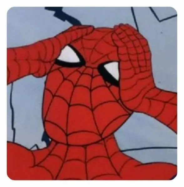 Meme spiderman khiến bạn cảm nhận được sự bất lực một cách hài hước