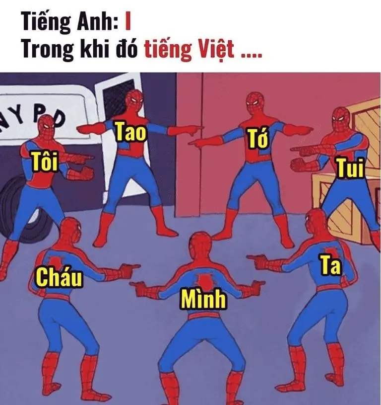 Meme spiderman là sự kết hợp tuyệt vời giữa hành động và cảm xúc vui nhộn