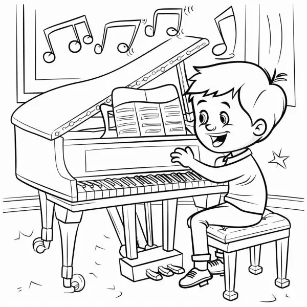 Thỏa sức sáng tạo với tranh tô màu góc âm nhạc vui nhộn. Thỏa sức sáng tạo với tranh tô màu góc âm nhạc vui nhộn.