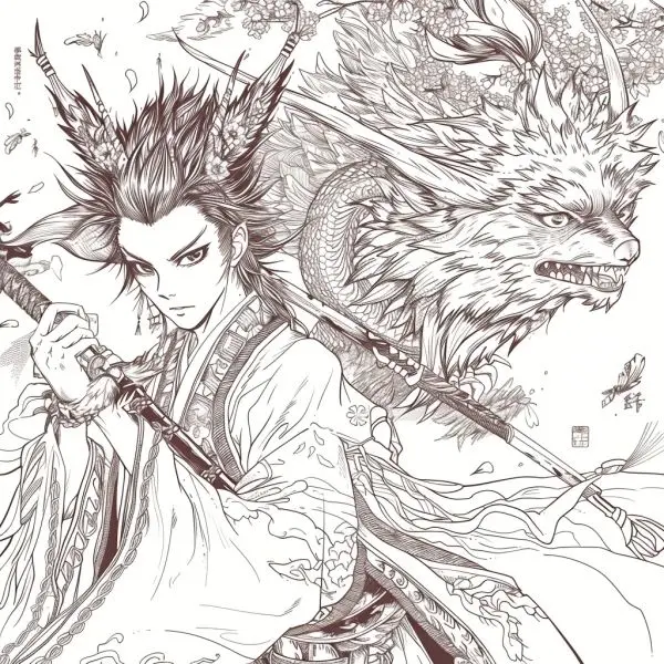 Hình ảnh tô màu Inosuke ngầu, hoàn hảo để trưng bày sau khi hoàn thành. Hình ảnh tô màu Inosuke ngầu, hoàn hảo để trưng bày sau khi hoàn thành.