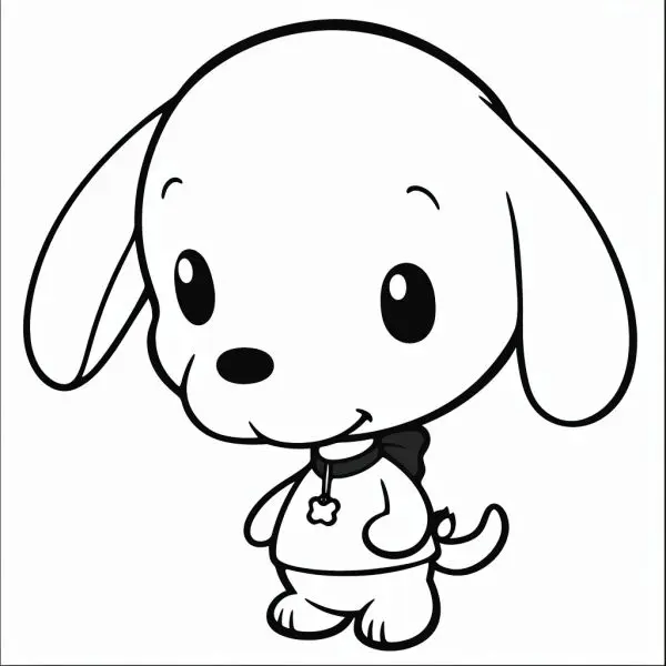 Loạt tranh tô màu Pochacco cực đẹp cho bé thỏa sức sáng tạo