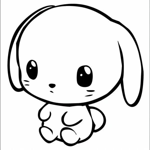 Bộ tranh tô màu Pochacco giúp bé phát triển tư duy sáng tạo