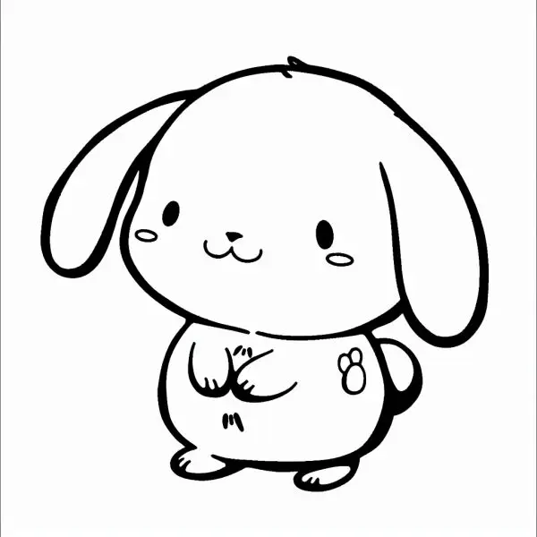 Tranh tô màu Pochacco độc đáo - Bé sẽ mê ngay từ lần đầu nhìn thấy