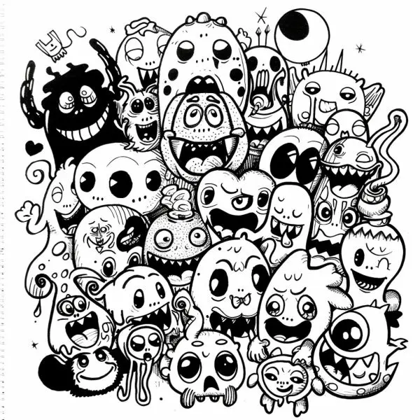 Khám phá tranh tô màu doodle sáng tạo, giúp bé yêu phát triển tư duy. Khám phá tranh tô màu doodle sáng tạo, giúp bé yêu phát triển tư duy.