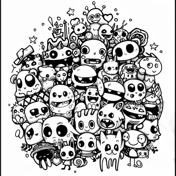 Tải ngay tranh tô màu doodle đầy màu sắc, bé sẽ thích mê! Tải ngay tranh tô màu doodle đầy màu sắc, bé sẽ thích mê!