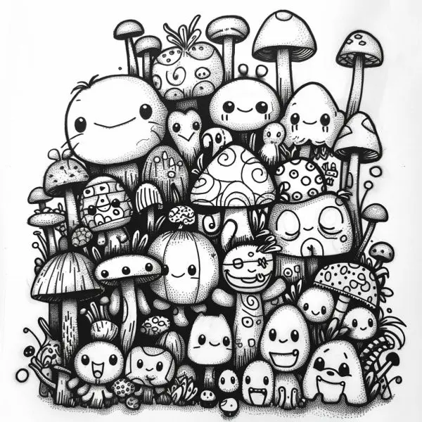 Bé yêu sẽ mê mẩn với tranh tô màu doodle ngộ nghĩnh và dễ thương. Bé yêu sẽ mê mẩn với tranh tô màu doodle ngộ nghĩnh và dễ thương.