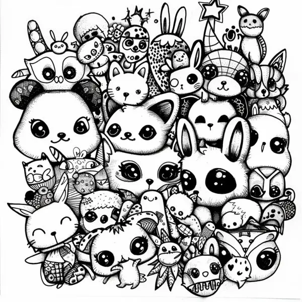 Tranh tô màu doodle đẹp mắt – Hoạt động lý thú dành cho trẻ nhỏ. Tranh tô màu doodle đẹp mắt – Hoạt động lý thú dành cho trẻ nhỏ.