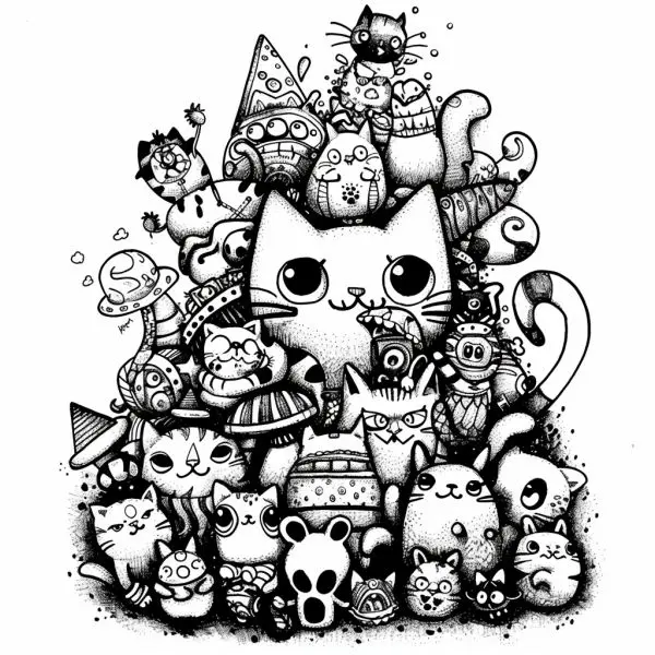 Tranh tô màu doodle ngộ nghĩnh, giúp trẻ thêm yêu cuộc sống muôn màu. Tranh tô màu doodle ngộ nghĩnh, giúp trẻ thêm yêu cuộc sống muôn màu.
