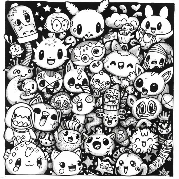 Cùng bé tô màu doodle – Hoạt động sáng tạo và vui nhộn cho cả gia đình. Cùng bé tô màu doodle – Hoạt động sáng tạo và vui nhộn cho cả gia đình.