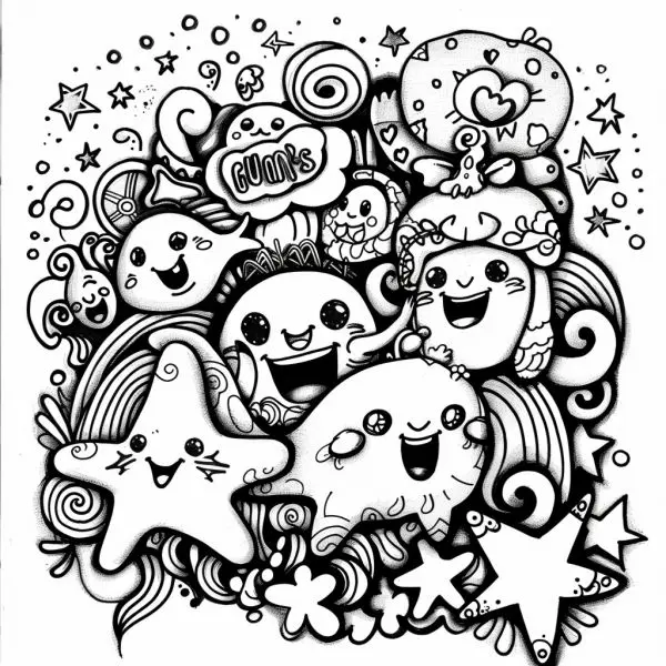 Khám phá tranh tô màu doodle rực rỡ – Bé yêu sáng tạo không giới hạn! Khám phá tranh tô màu doodle rực rỡ – Bé yêu sáng tạo không giới hạn!