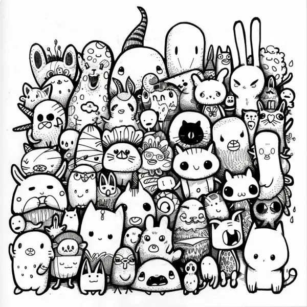 Bé yêu sẽ học hỏi thêm qua tranh tô màu doodle ngộ nghĩnh và dễ thương. Bé yêu sẽ học hỏi thêm qua tranh tô màu doodle ngộ nghĩnh và dễ thương.