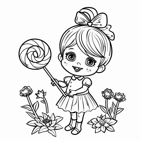 Bé học hỏi qua tranh tô màu kẹo mút đầy sắc màu và niềm vui. Bé học hỏi qua tranh tô màu kẹo mút đầy sắc màu và niềm vui.