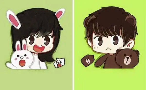 Ảnh Free Fire chibi cặp cùng nhau cười tươi Ảnh Free Fire chibi cặp cùng nhau cười tươi