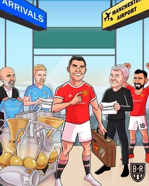 Ảnh chibi Manchester United đội trưởng chỉ huy đồng đội