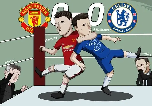 Ảnh chibi Manchester United trong tư thế chuyền bóng