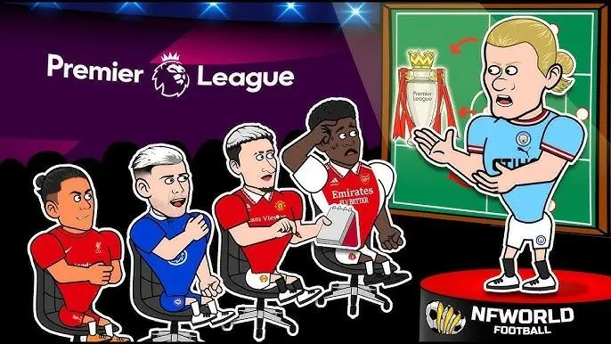 Ảnh chibi Manchester United trong dáng đứng tự tin