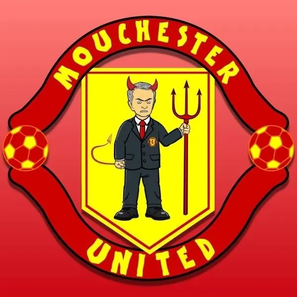 Ảnh chibi Manchester United cầm huy chương sau trận đấu