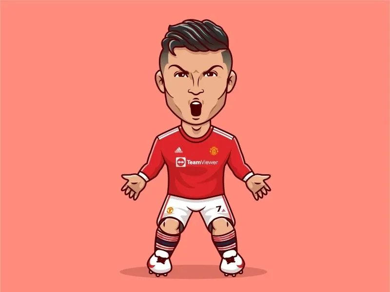 Ảnh chibi Manchester United với hình ảnh huấn luyện viên
