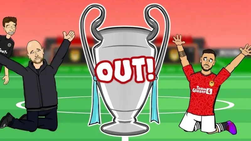 Ảnh chibi Manchester United với đôi cánh thiên thần bóng đá
