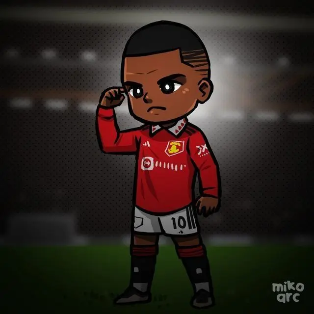 Ảnh chibi Manchester United với đôi chân rê bóng tinh tế