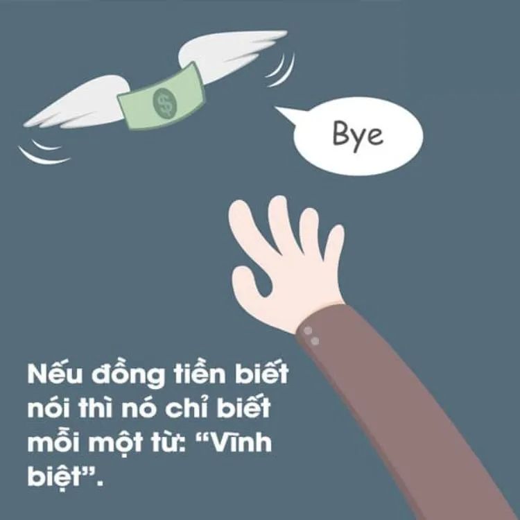 Meme hết tiền tạo nên sự đồng cảm