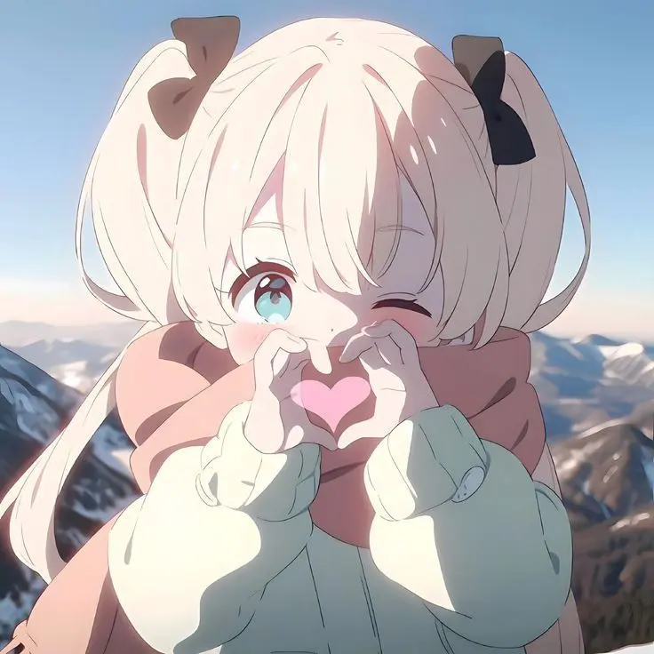 Bộ ảnh avatar đôi cute – Tình yêu được thể hiện qua hình ảnh.