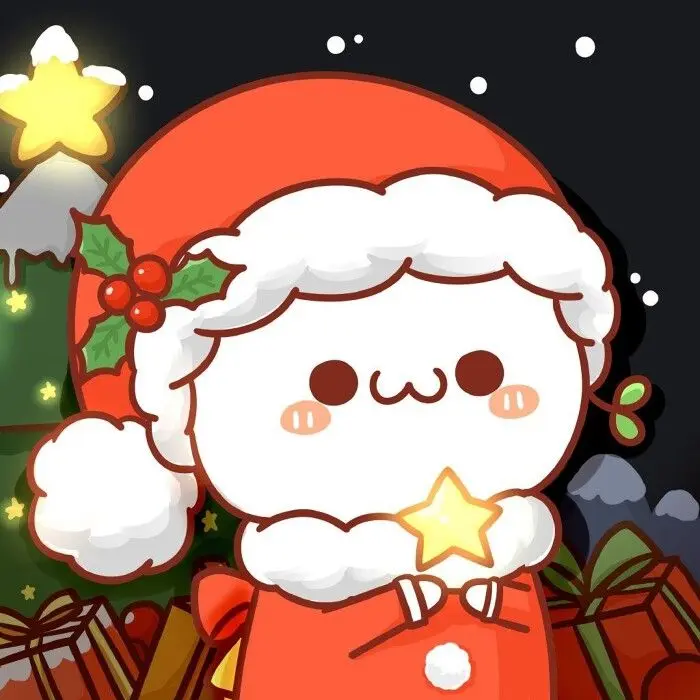 Thêm chút ấm áp với avatar giáng sinh mèo cute dễ thương Thêm chút ấm áp với avatar giáng sinh mèo cute dễ thương