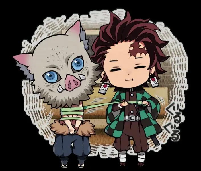 Ảnh Kimetsu Yaiba chibi nhóm bạn Tanjiro cùng nhau cười vui Ảnh Kimetsu Yaiba chibi nhóm bạn Tanjiro cùng nhau cười vui