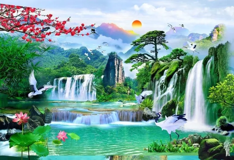 Hình nền Win10 phong cảnh núi rừng, mang thiên nhiên vào máy tính Hình nền Win10 phong cảnh núi rừng, mang thiên nhiên vào máy tính