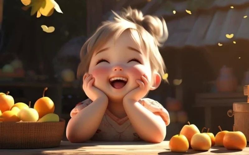 Hình nền em bé dễ thương, tạo điểm nhấn cho không gian máy tính Hình nền em bé dễ thương, tạo điểm nhấn cho không gian máy tính