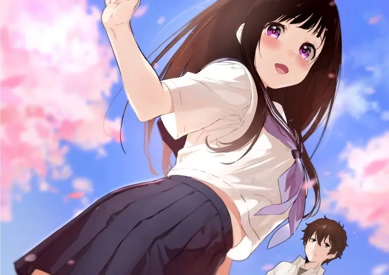 Tỏa sáng hơn với avatar ảnh đôi Hyouka phong cách anime Tỏa sáng hơn với avatar ảnh đôi Hyouka phong cách anime