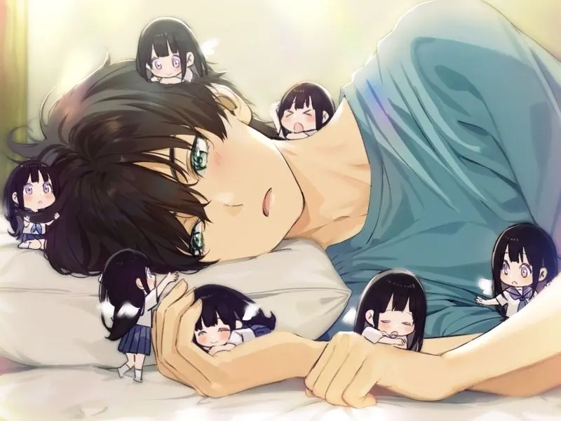 Làm sáng bừng ngày mới với avatar ảnh đôi Hyouka siêu dễ thương Làm sáng bừng ngày mới với avatar ảnh đôi Hyouka siêu dễ thương