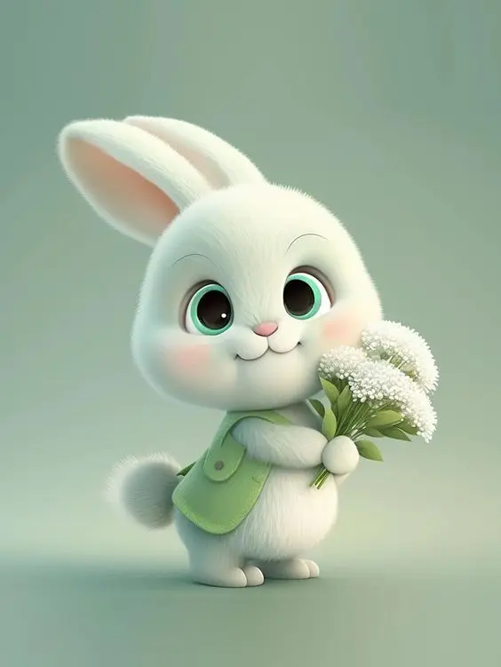 Avatar thỏ hoạt hình cute trong khung cảnh mùa đông, ấm áp và gần gũi. Avatar thỏ hoạt hình cute trong khung cảnh mùa đông, ấm áp và gần gũi.