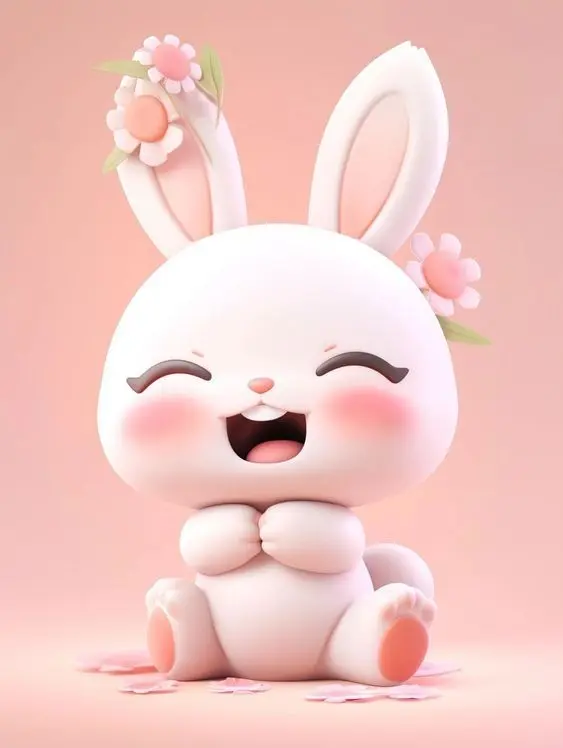Avatar thỏ hoạt hình với biểu cảm ngạc nhiên, thú vị và đáng yêu. Avatar thỏ hoạt hình với biểu cảm ngạc nhiên, thú vị và đáng yêu.