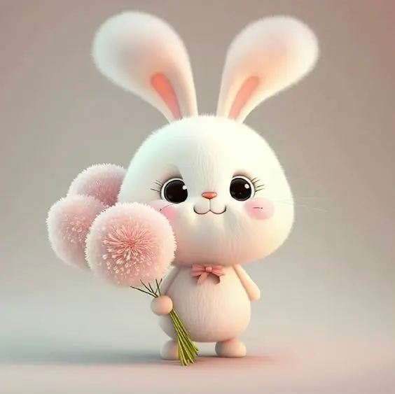 Hình ảnh thỏ hoạt hình trong chiếc váy công chúa, nổi bật và đáng yêu. Hình ảnh thỏ hoạt hình trong chiếc váy công chúa, nổi bật và đáng yêu.