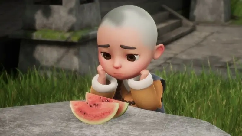 Hình ảnh chú tiểu đơn giản, phù hợp làm avatar thanh nhã. Hình ảnh chú tiểu đơn giản, phù hợp làm avatar thanh nhã.