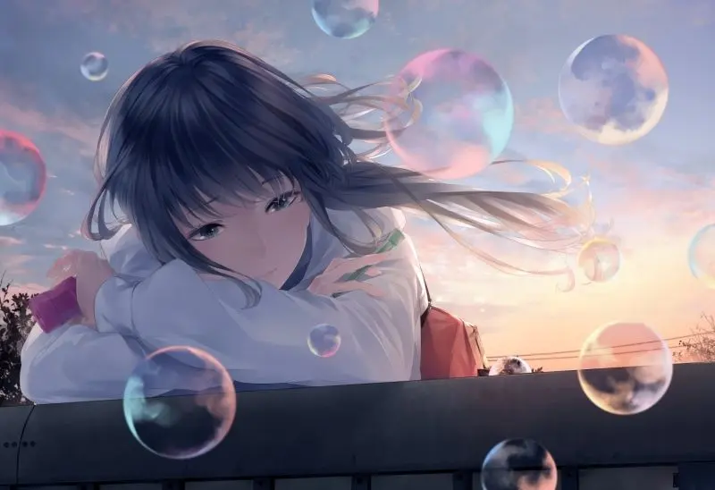 Chọn ngay avatar sad girl anime để ghi dấu ấn riêng