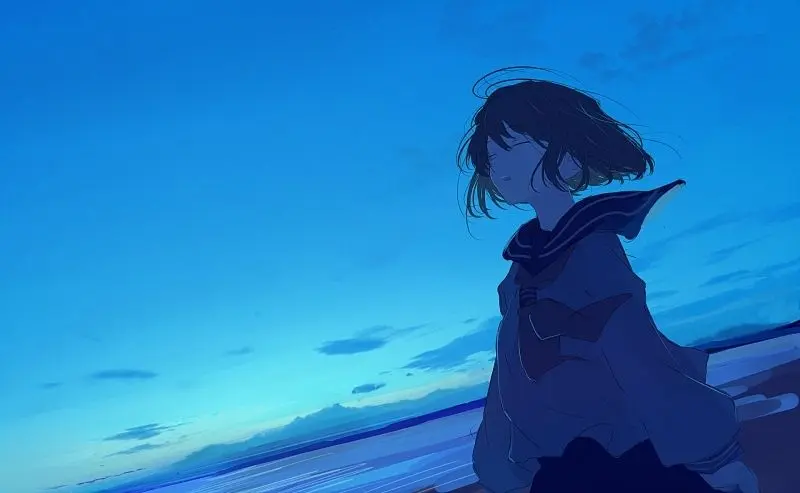 Buồn nhưng đẹp với avatar sad girl anime đầy cảm xúc