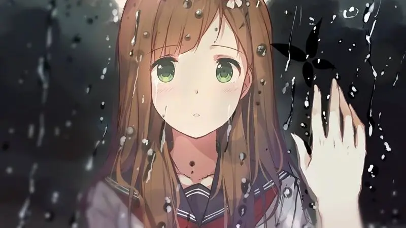 Chọn avatar sad girl anime để thể hiện sự đồng cảm