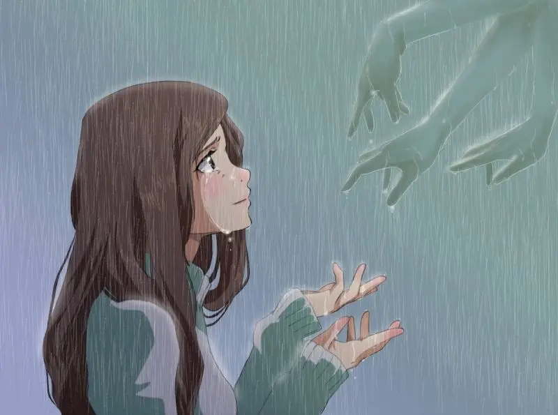 Làm nổi bật cá tính qua avatar sad girl anime đầy nghệ thuật