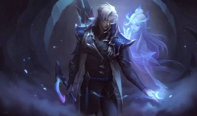 Ảnh Liên Quân chibi Nakroth cùng hiệu ứng kiếm ánh sáng Ảnh Liên Quân chibi Nakroth cùng hiệu ứng kiếm ánh sáng