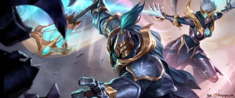 Ảnh Liên Quân chibi Nakroth trên chiến trường rực lửa Ảnh Liên Quân chibi Nakroth trên chiến trường rực lửa