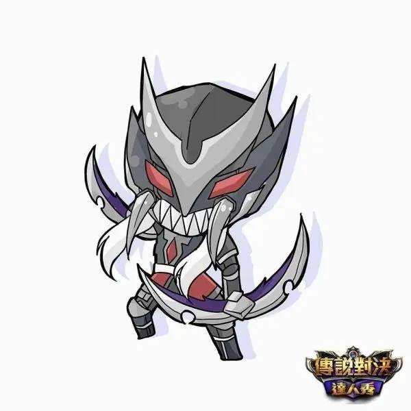 Ảnh Liên Quân chibi Nakroth tung kiếm về phía trước Ảnh Liên Quân chibi Nakroth tung kiếm về phía trước