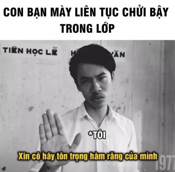 Meme chế hài hước tạo không khí vui vẻ